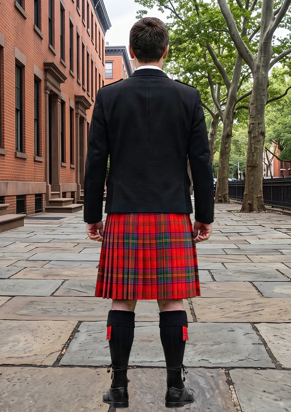 Traditional_McClure_Tartan_Kilt_and_Argyle_Jacket_Kilt_Outfit_back_image