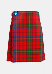Traditional_McClure_Tartan_kilt_front_image_with_pleated_design_and_adjustable_buckles_for_men