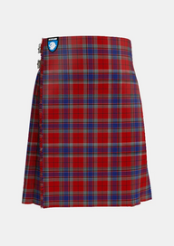 Traditional_McCready_Tartan_kilt_7625_front_image_with_pleated_design_and_adjustable_buckles_for_men