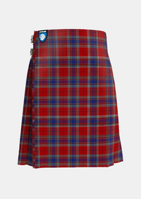 Traditional_McCready_Tartan_kilt_7625_front_image_with_pleated_design_and_adjustable_buckles_for_men