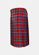 Traditional_McCready_Tartan_kilt_7625_left_image_with_pleated_design_and_adjustable_buckles_for_men