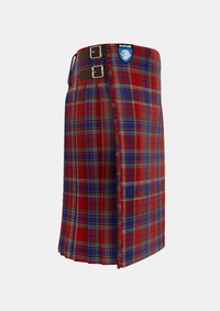 Traditional_McCready_Tartan_kilt_7625_right_image_with_pleated_design_and_adjustable_buckles_for_men
