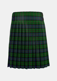 Traditional_McEwan_Tartan_kilt_2299_back_image_with_pleated_design_and_adjustable_buckles_for_men