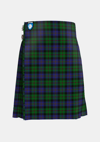 Traditional_McEwan_Tartan_kilt_2299_front_image_with_pleated_design_and_adjustable_buckles_for_men