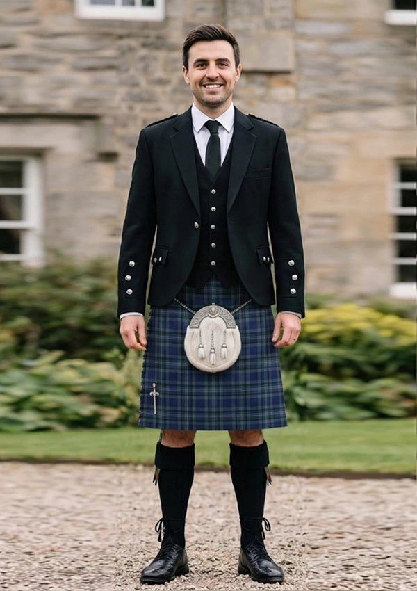 Traditional_McFarland_Collins_Tartan_10344_Kilt_and_Argyle_Jacket_Kilt_Outfit_front_image
