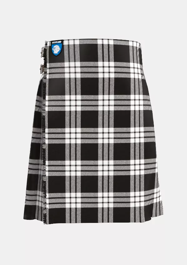 Traditional_McFarlane_Tartan_kilt_front_image_with_pleated_design_and_adjustable_buckles_for_men