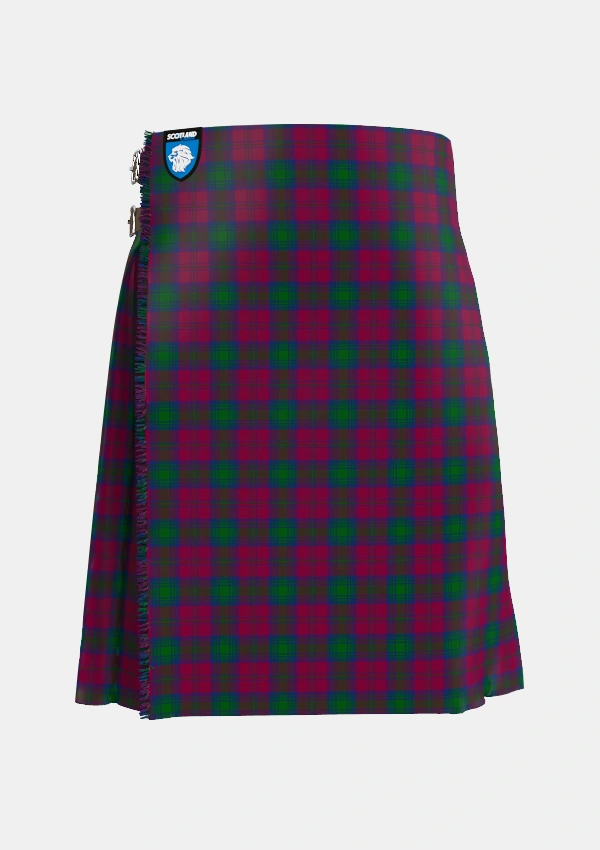 Traditional_McGlynn_Tartan_6020_kilt_front_image_with_pleated_design_and_adjustable_buckles_for_men