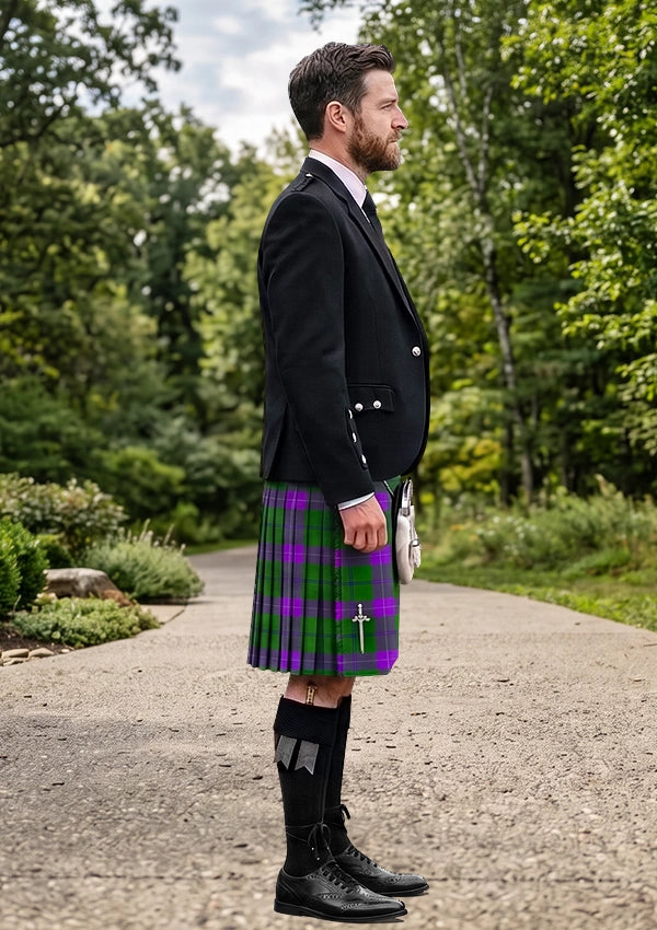 Traditional_McGuinness_Tam_Tartan_10581_Kilt_and_Argyle_Jacket_Kilt_Outfit_right_image