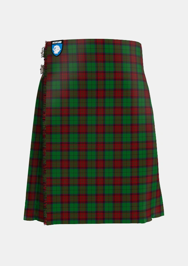 Traditional_McInery_Personal_Tartan_3391_kilt_front_image_with_pleated_design_and_adjustable_buckles_for_men