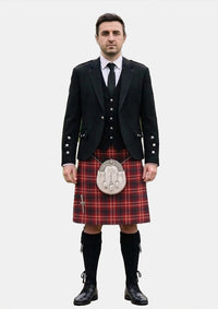 Traditional_McKee_Dot_Tartan_11057_Kilt_and_Argyle_Jacket_Kilt_Outfits_front_image