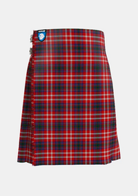 Traditional_McKee_Dot_Tartan_11057_kilt_front_image_with_pleated_design_and_adjustable_buckles_for_men