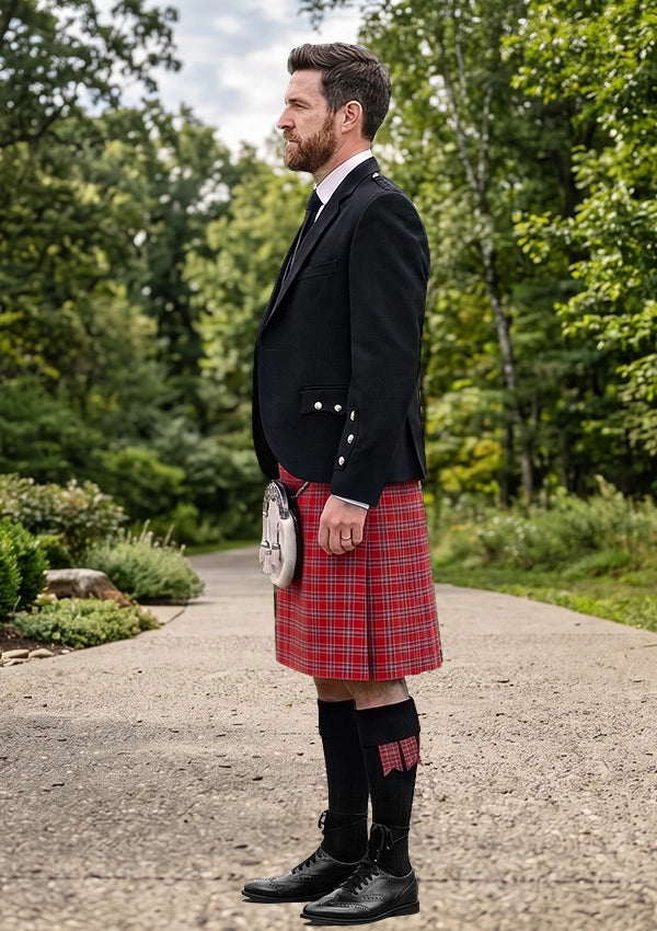 Traditional_McLaughlin_K_and_Family_Tartan_Kilt_and_Argyle_Jacket_Kilt_Outfit_left_image