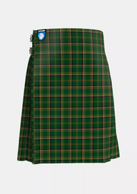 Traditional_McMahon_Gordon_and_Family_Tartan_15171_kilt_front_image_with_pleated_design_and_adjustable_buckles_for_men