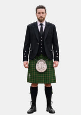 Traditional_McMahon_Gordon_and_Family_Tartan_Kilt_and_Argyle_Jacket_Kilt_Outfits_front_image