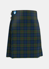 Traditional_McMeeken_Tartan_kilt_10089_front_image_with_pleated_design_and_adjustable_buckles_for_men