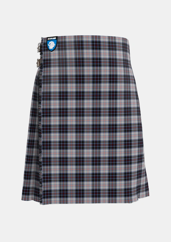 Traditional_McRae_Dress_Tartan_2800_kilt_front_image_with_pleated_design_and_adjustable_buckles_for_men