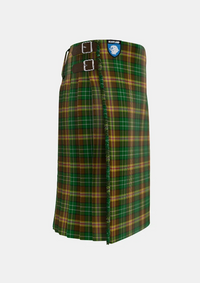 Traditional_McShane_Tartan_kilt_4111_right_image_with_pleated_design_and_adjustable_buckles_for_men