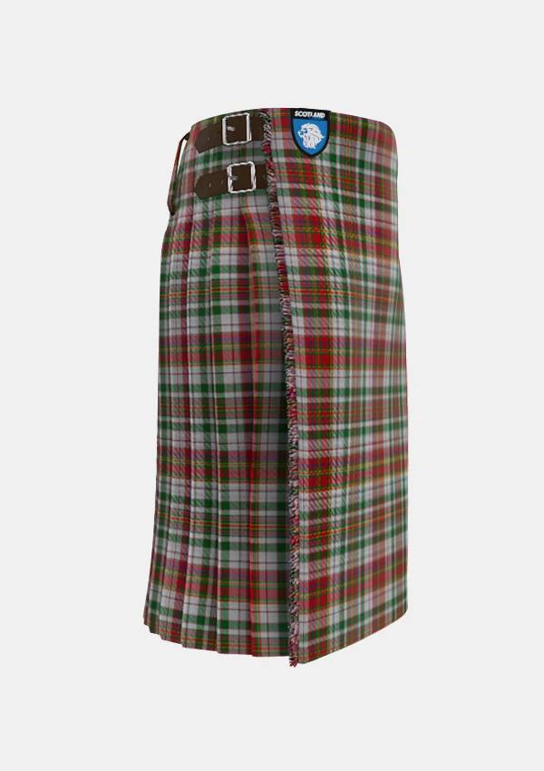 Traditional_Mcallister_tartan_right_image_with_pleated_design_and_adjustable_buckles_for_men