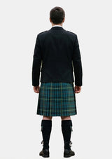Traditional_Mcconnell_tartan_141_Kilt_and_Argyle_Jacket_Kilt_Outfits_back_image