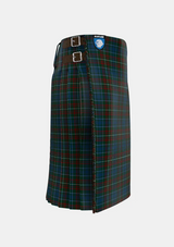 Traditional_Mcconnell_tartan_right_image_with_pleated_design_and_adjustable_buckles_for_men