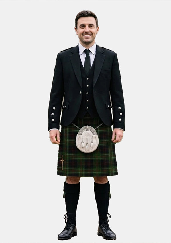 Traditional_Mcdermott_tartan_1180_Kilt_and_Argyle_Jacket_Kilt_Outfits_front_image