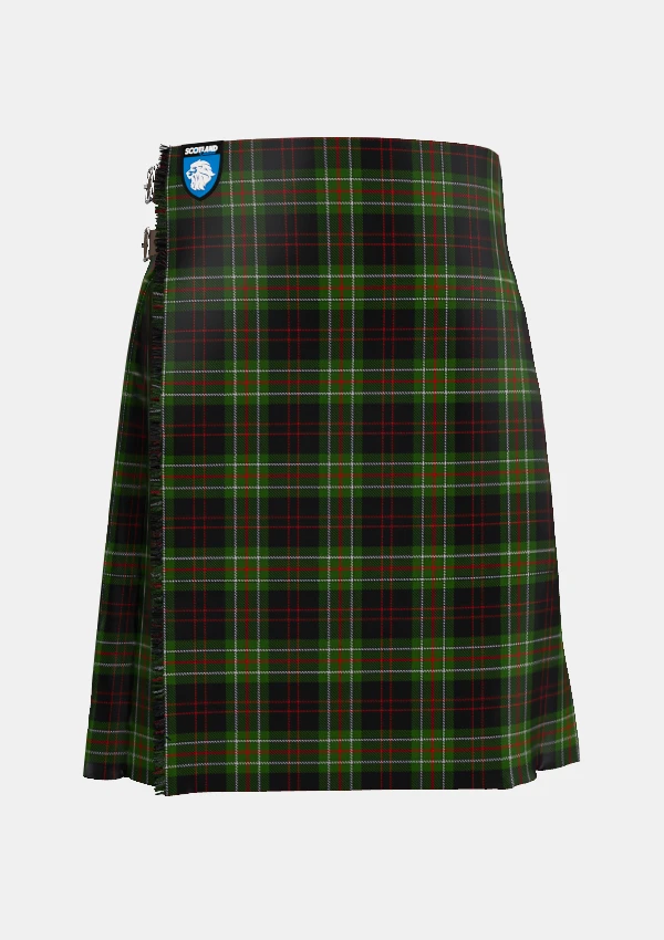 Traditional_Mcdermott_tartan_front_image_with_pleated_design_and_adjustable_buckles_for_men