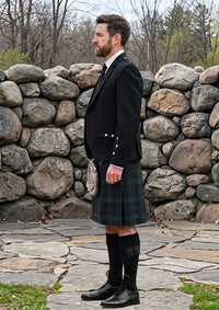 Traditional_Meiklejohn_Tartan_3175_Kilt_and_Argyle_Jacket_Kilt_Outfit_left_image