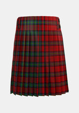 Traditional_Mensah_Tartan_6216_kilt_back_image_with_pleated_design_and_adjustable_buckles_for_men