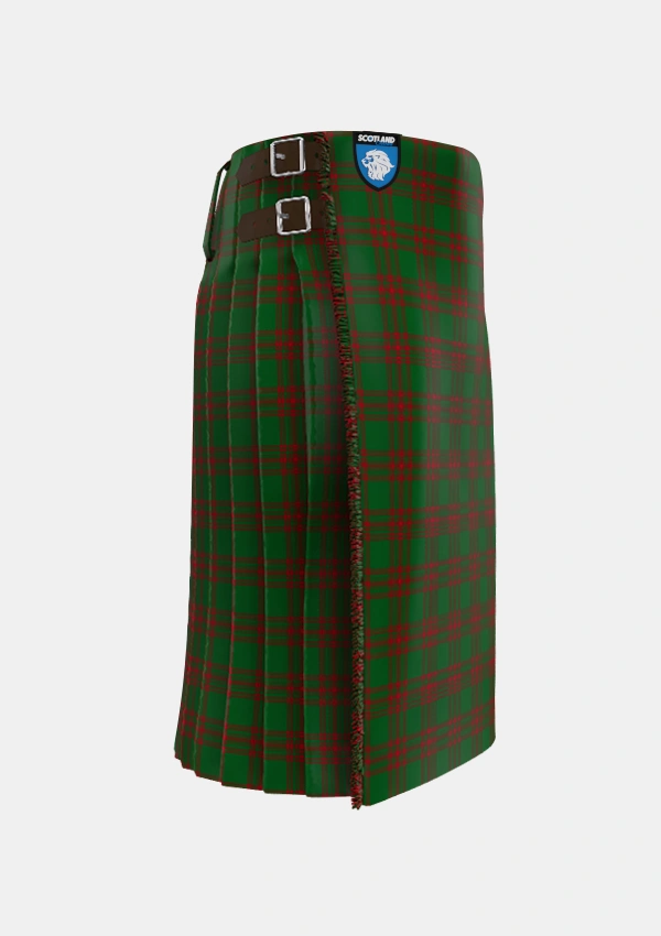Traditional_Menzies_2_Tartan_894_kilt_right_image_with_pleated_design_and_adjustable_buckles_for_men