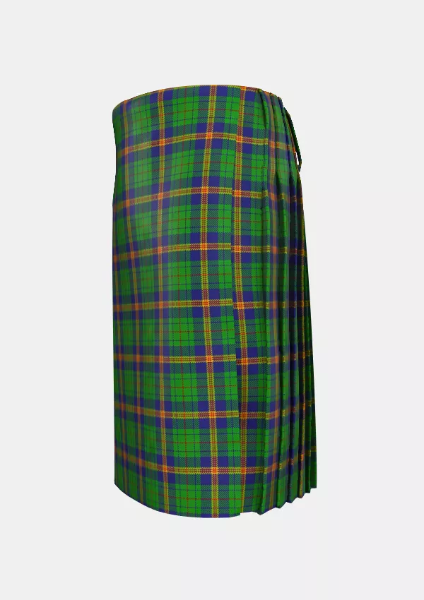Traditional_Mexico_Tartan_kilt_left_image_with_pleated_design_and_adjustable_buckles_for_men