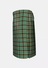 Traditional_Michigan_Tartan_kilt_left_image_with_pleated_design_and_adjustable_buckles_for_men