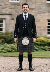 Traditional_Midnight_Pride_Tartan_Kilt_and_Argyle_Jacket_Kilt_Outfit_front_image