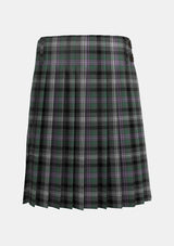 Traditional_Midnight_Thistle_Tartan_kilt_7499_back_image_with_pleated_design_and_adjustable_buckles_for_men