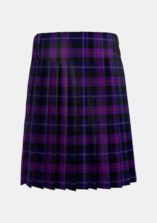 Traditional_Millar_Euan_Tartan_15279_kilt_back_image_with_pleated_design_and_adjustable_buckles_for_men