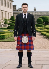 Traditional_Moir_Tartan_10326_Kilt_and_Argyle_Jacket_Kilt_Outfit_front_image