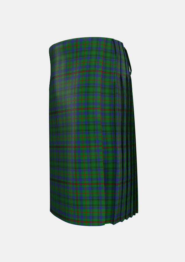 Traditional_Moncrieff_of_Atholl_Tartan_5940_kilt_left_image_with_pleated_design_and_adjustable_buckles_for_men