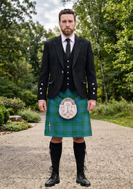 Traditional_Montgomery_Blue_Ancient_Tartan_Kilt_and_Argyle_Jacket_Kilt_Outfit_front_image