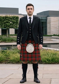 Traditional_Montrose_Tartan_350_Kilt_and_Argyle_Jacket_Kilt_Outfit_front_image