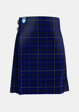 Traditional_Moon_Tartan_kilt_2744_front_image_with_pleated_design_and_adjustable_buckles_for_men
