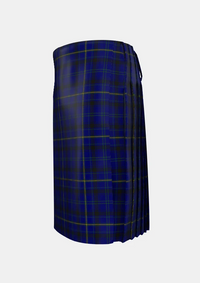 Traditional_Moon_Tartan_kilt_2744_left_image_with_pleated_design_and_adjustable_buckles_for_men