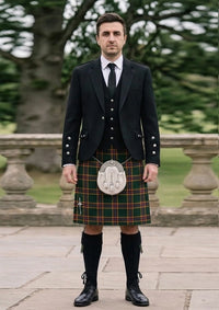 Traditional_Moran_Family_Ubique_Tartan_Kilt_and_Argyle_Jacket_Kilt_Outfit_front_image