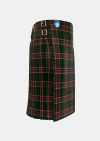 Traditional_Moran_Family_Ubique_Tartan_kilt_2745_right_image_with_pleated_design_and_adjustable_buckles_for_men