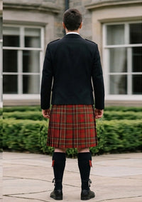Traditional_Morrison_Clan_tartan_998_Kilt_and_Argyle_Jacket_Kilt_Outfit_back_image