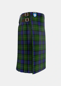 Traditional_Muir_Moore_Tartan_345_kilt_right_image_with_pleated_design_and_adjustable_buckles_for_men