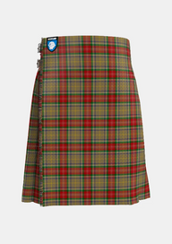 Traditional_Muirhead_Tartan_kilt_6001_front_image_with_pleated_design_and_adjustable_buckles_for_men