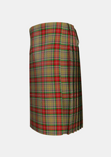 Traditional_Muirhead_Tartan_kilt_6001_left_image_with_pleated_design_and_adjustable_buckles_for_men