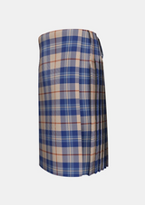 Traditional_Mulberry_Tartan_kilt_13392_left_image_with_pleated_design_and_adjustable_buckles_for_men