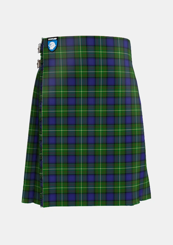 Traditional_Mulcahy_Tartan_7264_kilt_front_image_with_pleated_design_and_adjustable_buckles_for_men