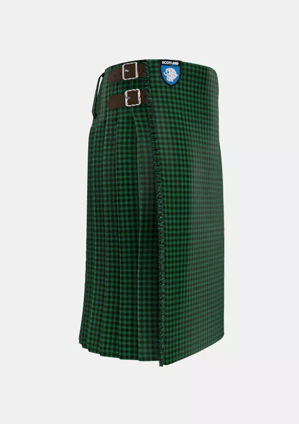 Traditional_Mull_Tartan_162_kilt_right_image_with_pleated_design_and_adjustable_buckles_for_men