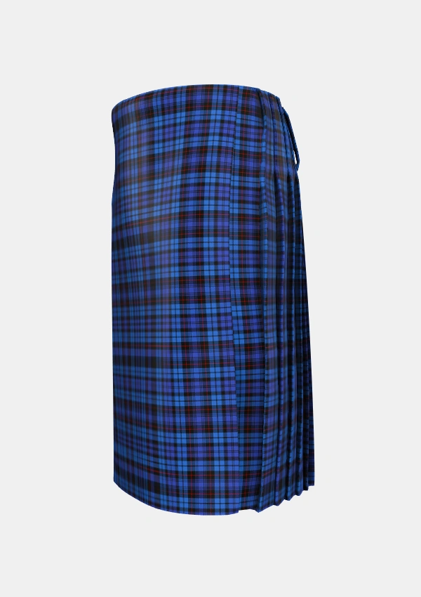 Traditional_Mundigl_Tartan_6066_kilt_left_image_with_pleated_design_and_adjustable_buckles_for_men